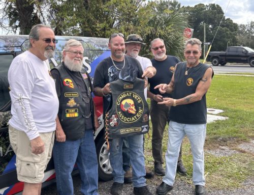 Thank you Combat Veterans Motorcycle Association Florida Chapter 20-1 for the HUGE and much needed food donation!