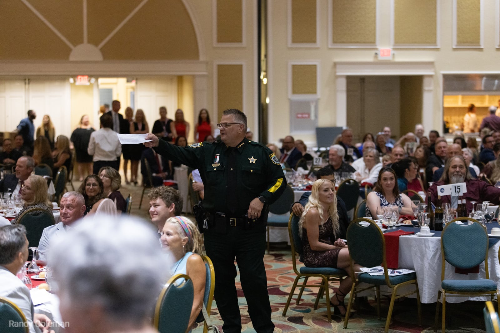 Sheriff Wayne Ivey at the Annual Rescuing Veterans Lost in America Gala