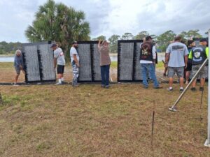 nvhs veterans bringing the Vietnam Traveling Memorial Wall to Life